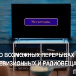 Перерывы в телерадиовещании в Новгородской области