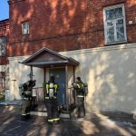 Учения по тушению пожара в Боровичах